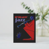 Phat Jazz-Briefkaart Briefkaart (Staand voorkant)