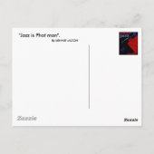 Phat Jazz-Briefkaart Briefkaart (Achterkant)