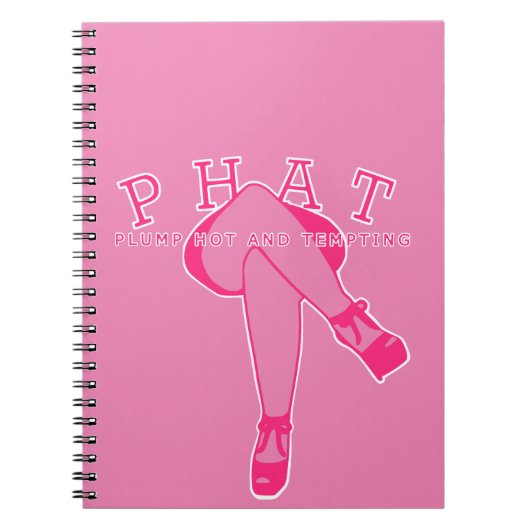 PHAT Plump Hot en Thick Notitieboek (Voorkant)