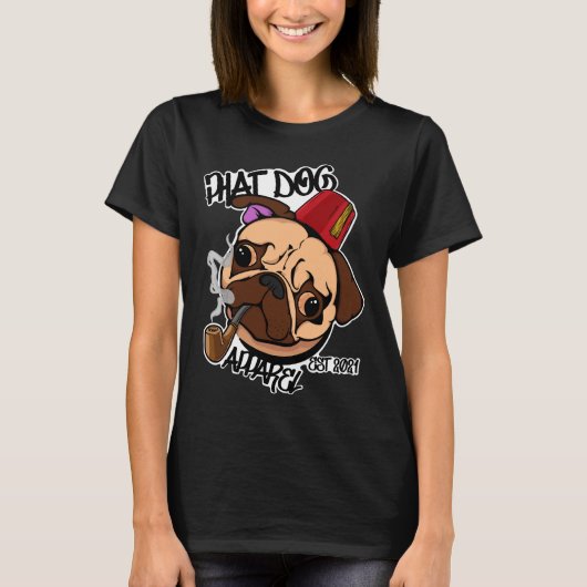 Phat Pug Classic T-shirt 251 (Voorkant)
