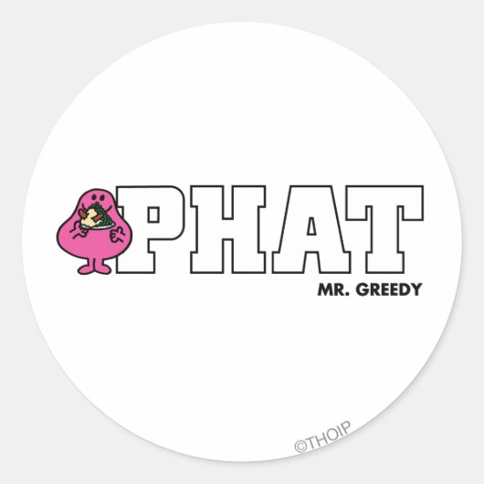 PHAT RONDE STICKER (Voorkant)