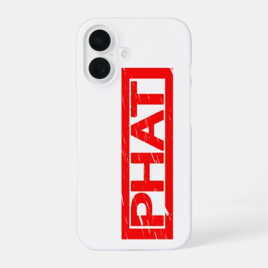 Phat Stamp iPhone 16 Hoesje (Achterkant)