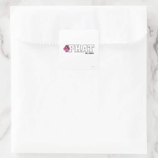 PHAT VIERKANTE STICKER (Tas)