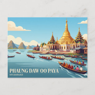 Phaung Daw Oo Paya Myanmar Briefkaart