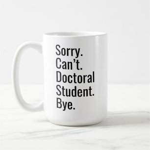 PhD Afstudeercadeau Doctorale Studenten Koffie Koffiemok