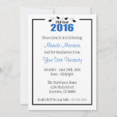 PhD Afstudeerder 2016 Afstuderen Uitnodiging (Blue (Voorkant)