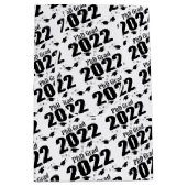 PhD Afstudeerder 2022 Afstuderen Gift Bag (zwart) Medium Cadeauzakje (Voorkant)