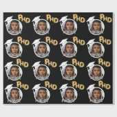 PhD Afstudeerder Foto Afstuderen Cadeaupapier (Vlak)