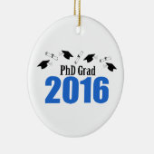 PhD-Afstudeerder, klasse 2016, Petten en diploma's Keramisch Ornament (Rechts)