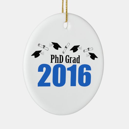 PhD-Afstudeerder, klasse 2016, Petten en diploma's Keramisch Ornament (Rechts)