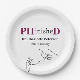 PhD Afstudeerfeest Papieren Bordje