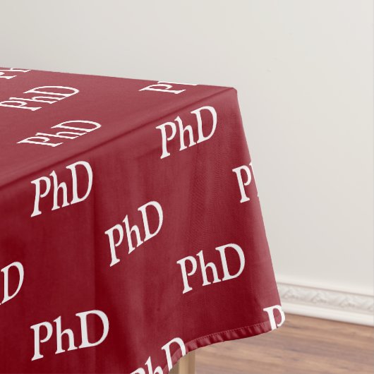 PhD Afstuderen Afstudeerder Afstuderen Bourgogne Tafelkleed (Voorbeeld)