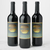 PhD afstuderen afstuderen personaliseerbaar wijnla Wijn Etiket (Flessen)