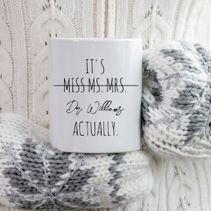 PhD Afstuderen Doctoraat Dr College Doctoral Degre Koffiemok