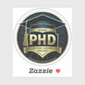 PhD afstuderen doctoraatsthesis cadeau Sticker (Vel)
