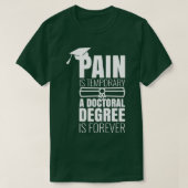PhD Afstuderen Gift PhinisheD PHINISHED PhD-ontwer T-shirt (Design voorkant)