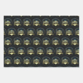 PhD afstuderen gouden cadeauverpakking Tissue Pape Inpakpapier Vel (Voorkant)