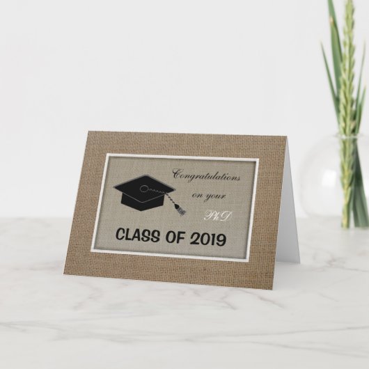 PhD Afstuderen Kaart (Voorkant)