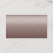 PhD - Afstuderen metaal voor studenten Visitekaartje (Achterkant)