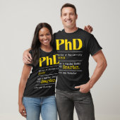 PhD Afstuderen Ph.D. Afstuderen doctoraatsgraad de T-shirt (Unisex)