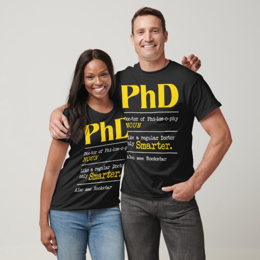PhD Afstuderen Ph.D. Afstuderen doctoraatsgraad de T-shirt (Unisex)