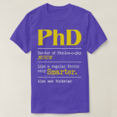 PhD Afstuderen Ph T-shirt (Design voorkant)