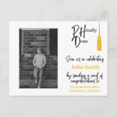 PHD Afstuderen Post Kaart - Kaart Shower - (Voorkant)