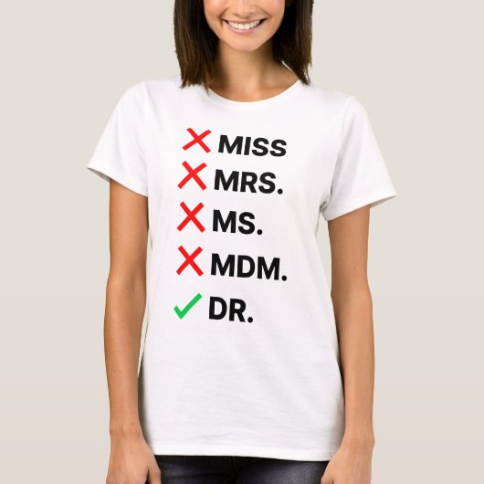 PhD Afstuderen T-shirt (Voorkant)
