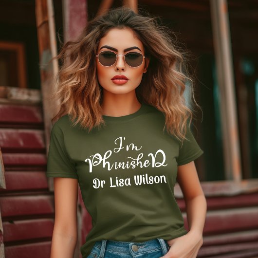 PhD-Afstuderen T-shirt