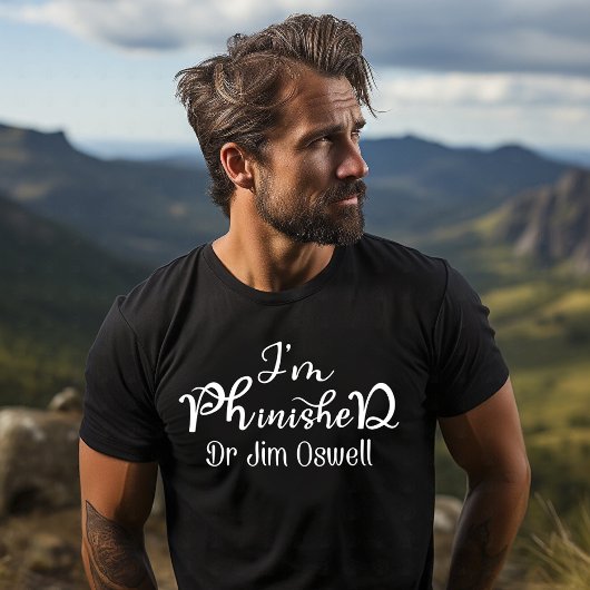 PhD-Afstuderen T-shirt