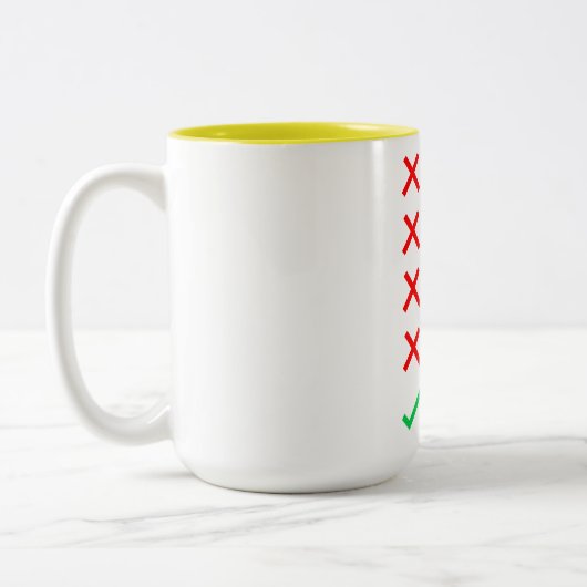 PhD-Afstuderen Tweekleurige Koffiemok (Links)