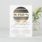 PhD afstuderen uitnodiging (Staand voorkant)