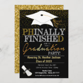 PhD Afstuderen Uitnodiging (Voorkant / Achterkant)