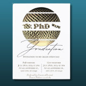 PhD afstuderen uitnodiging