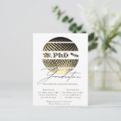 PhD afstuderen uitnodiging (Staand voorkant)