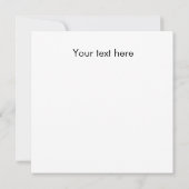 PhD afstuderen viering uitnodigingskaart Kaart (Achterkant)