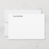 PhD afstuderen wenskaart platina blauw Bedankkaart (Achterkant)