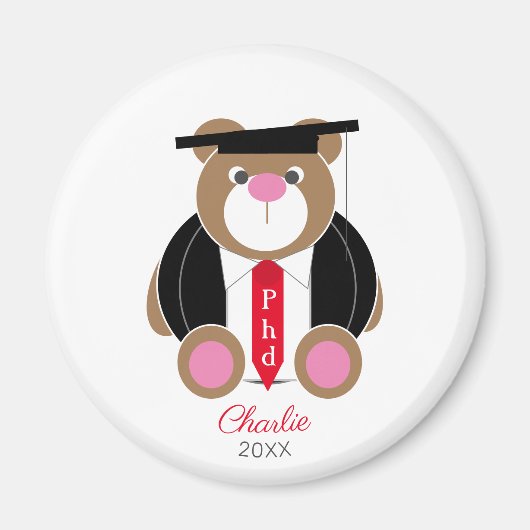 PhD-arts van filosofische cadeautjes felicitaties  Magneet (Voorkant)