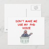 phd briefkaart (Voorkant / Achterkant)