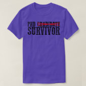 Phd Candidate Survivor 24 T-shirt (Design voorkant)