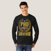 Phd Candidate Survivor T-shirt (Voorkant volledig)