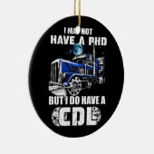 PHD CDL Trucker Keramisch Ornament (Rechts)