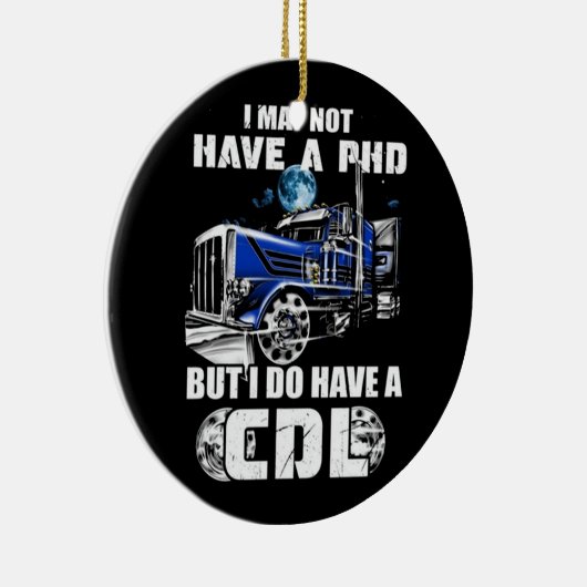 PHD CDL Trucker Keramisch Ornament (Rechts)