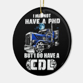 PHD CDL Trucker Keramisch Ornament (Links)