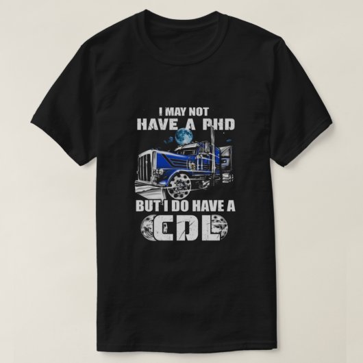 PHD CDL Trucker T-shirt (Design voorkant)