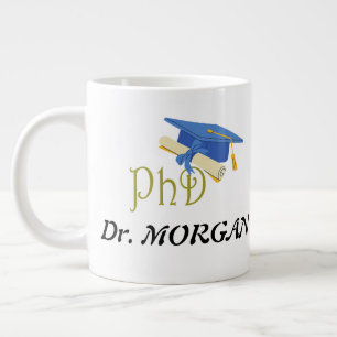 PhD Cool Medical Afstuderen Congrate Nieuwe Dokter Grote Koffiekop
