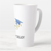 PhD Cool Medical Afstuderen Congrate Nieuwe Dokter Latte Mok (Rechterhoek)