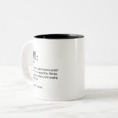 PhD-definitie mok grappig dokter afstudeercadeau  (Voorkant links)