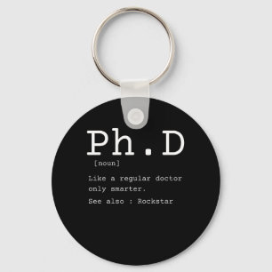PhD definition filosoy doctor teacher funny Sleutelhanger