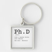 PhD definition filoy doctor disseration Sleutelhanger (Voorkant)